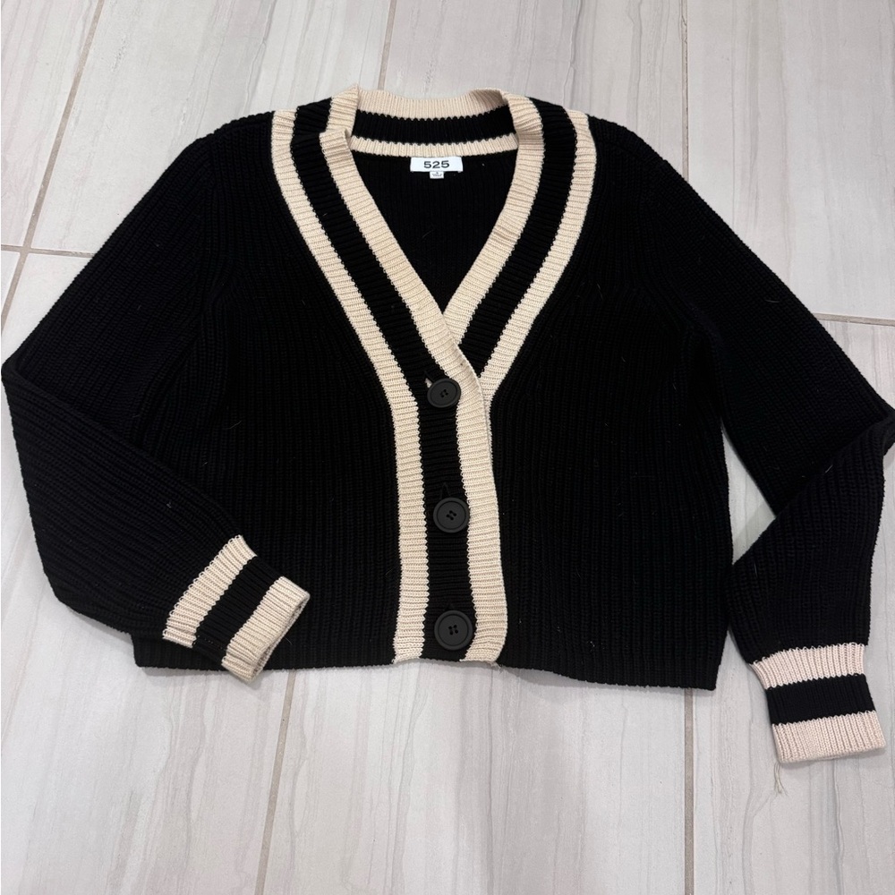 Anthro striped cardigan